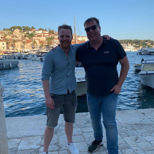 Geschäftspartnerschaft entsteht in Kroatien.