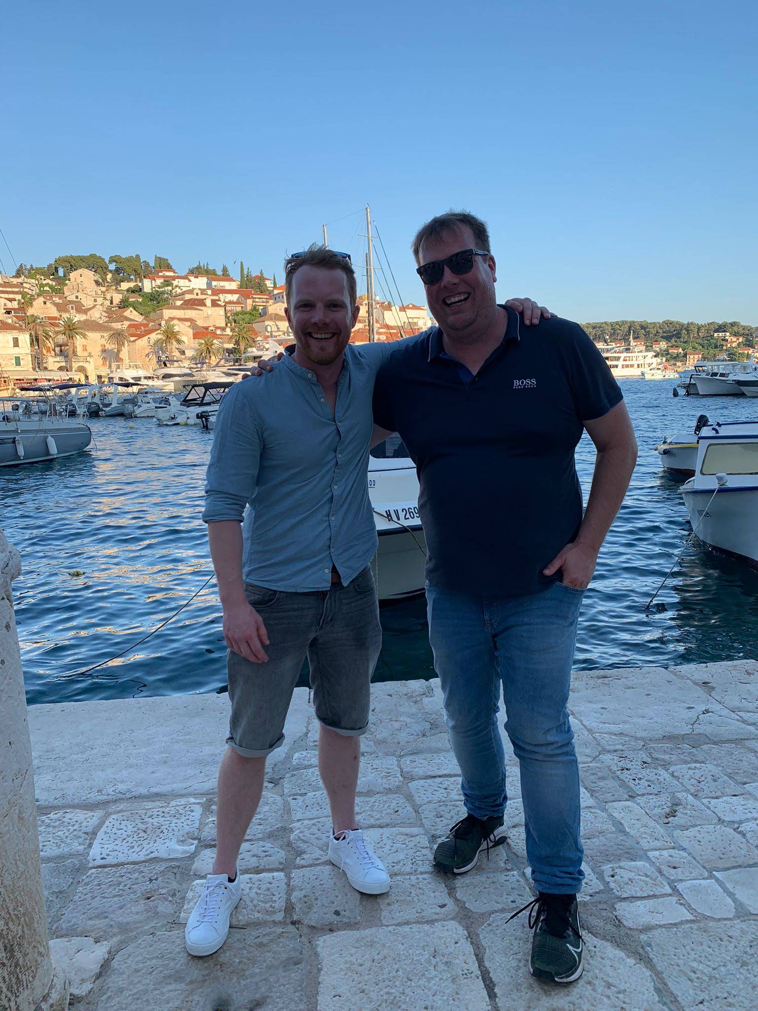 Geschäftspartnerschaft entsteht in Kroatien.