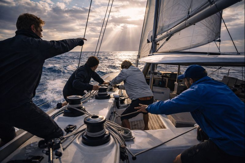 High Performance Crew: Perfekte Koordination auf dem Katamaran