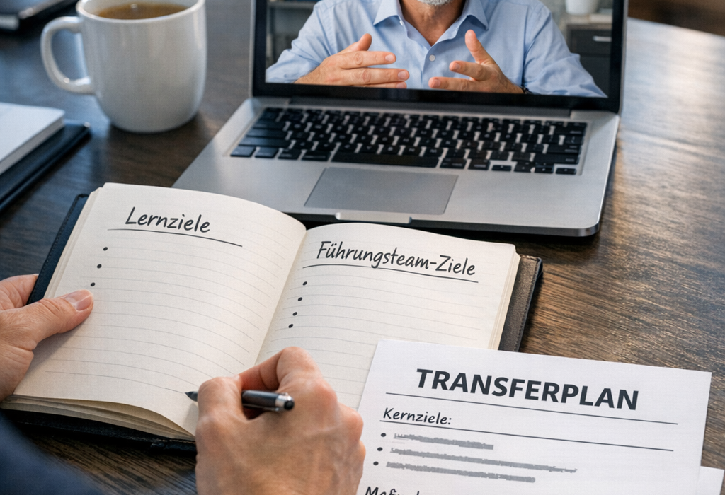 Vorgespräch zur Klärung individueller Lernziele für Coaching‑Segeltörn